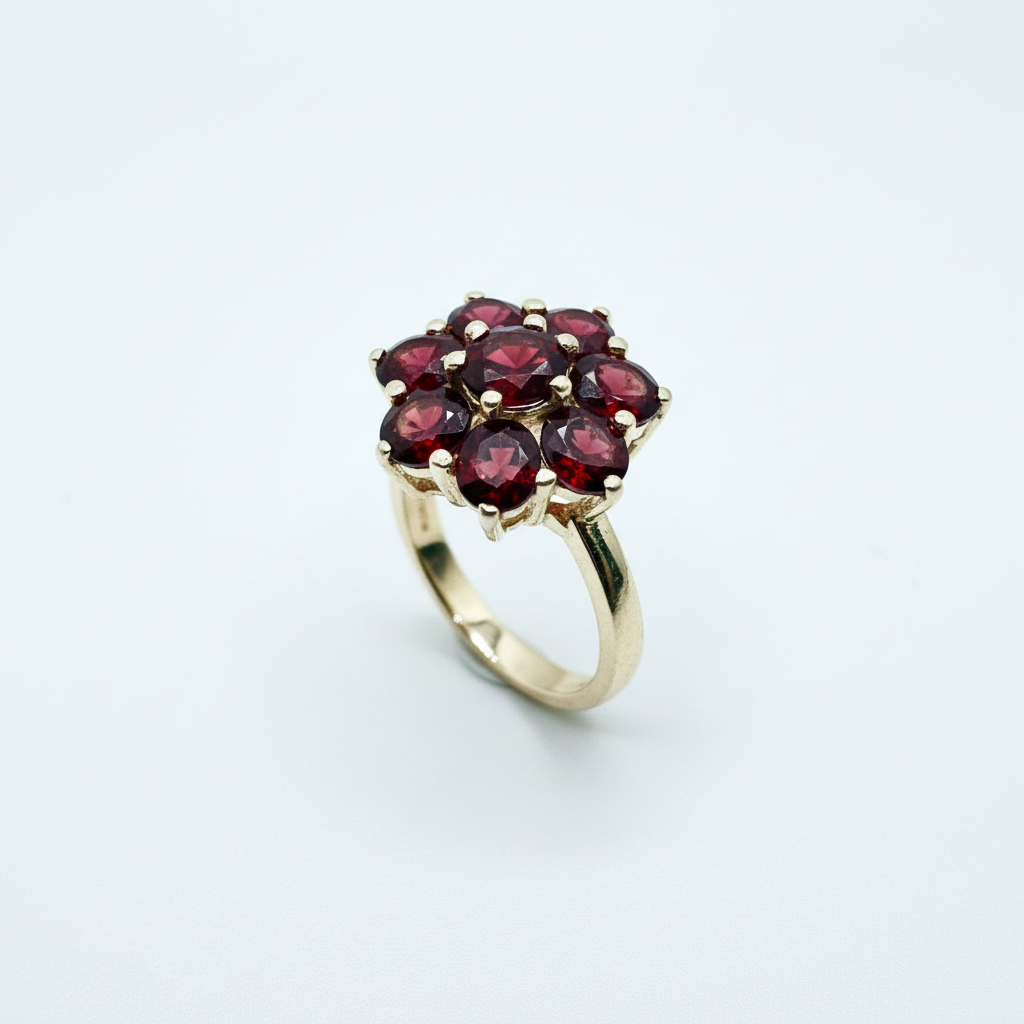 Red Floral Charm