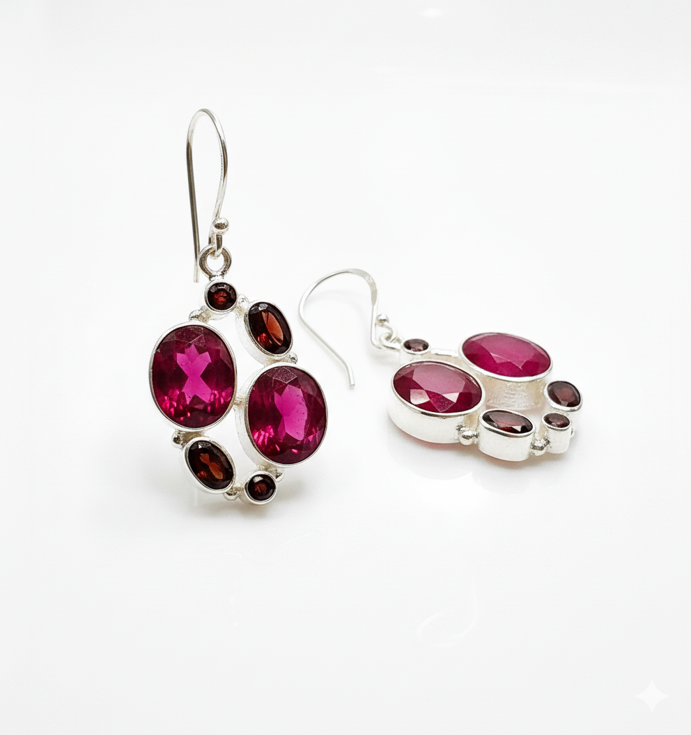 Ruby Fusion Earrings