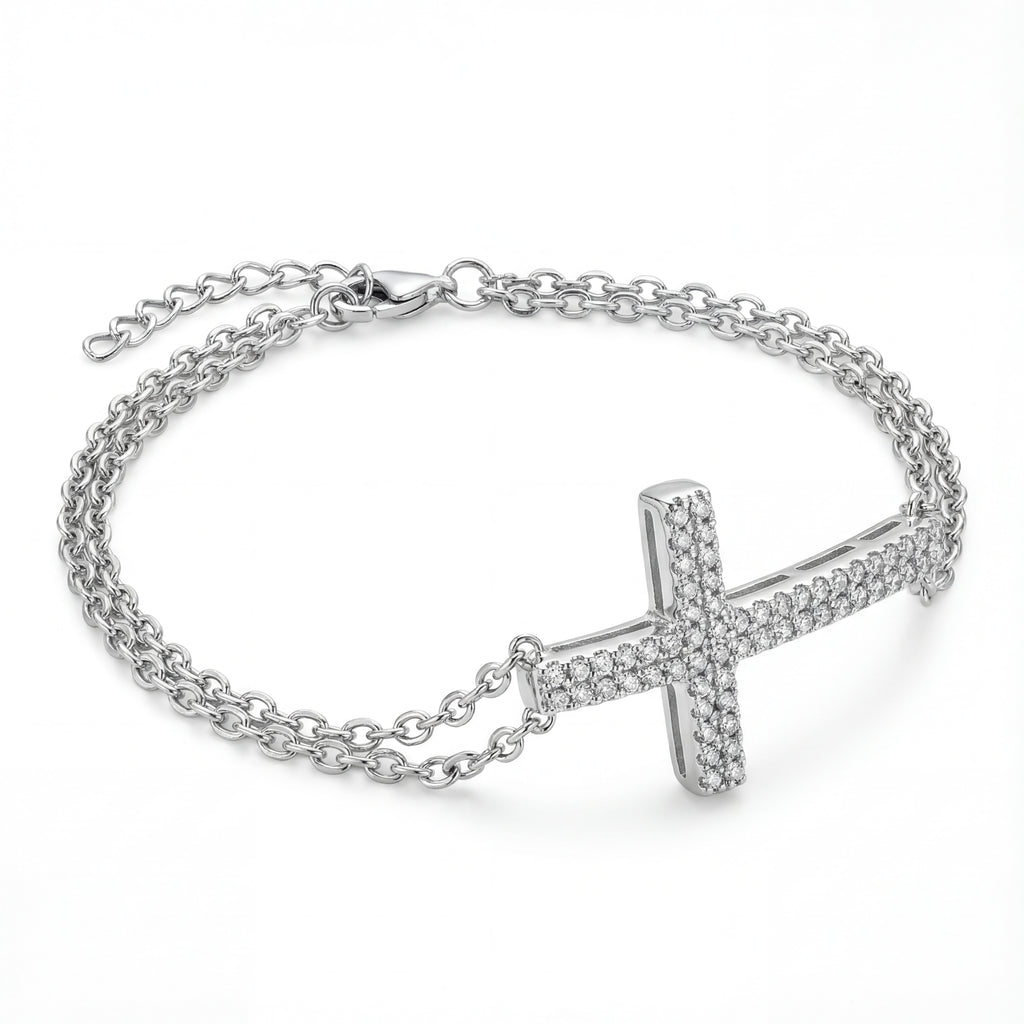 Sparkle Cross Charm