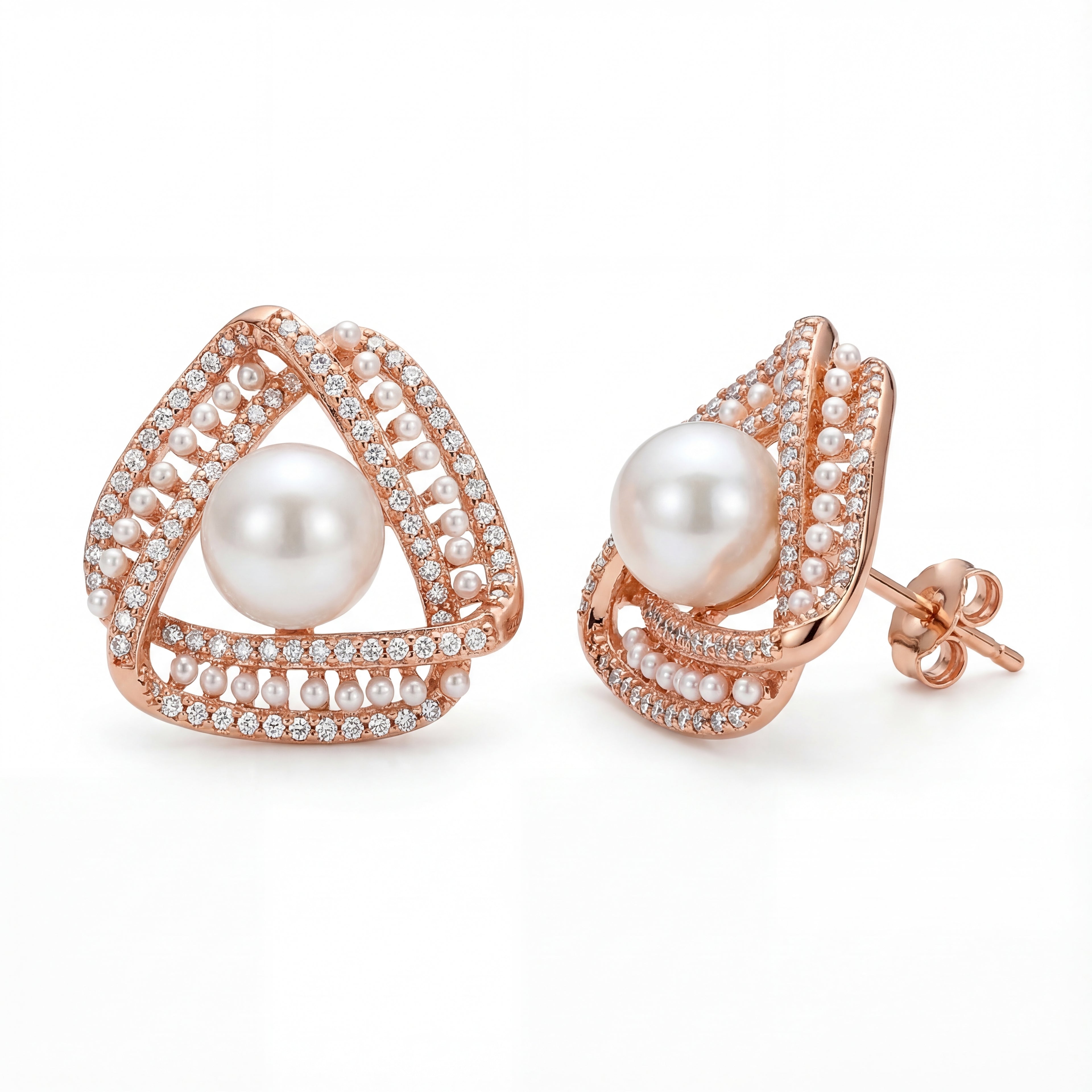 Pearl Rose Gold Glam