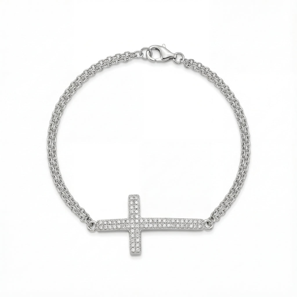 Sparkle Cross Charm