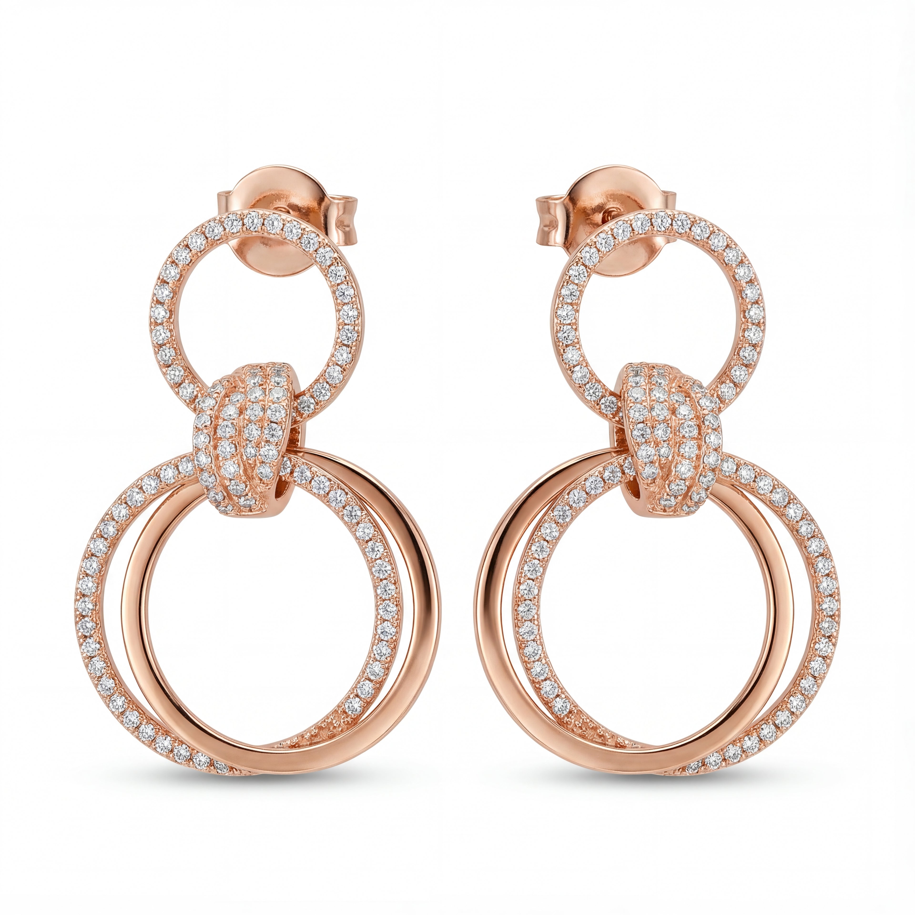 Double Rose Ring Charm