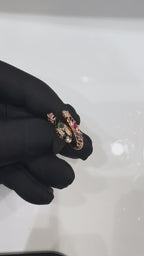 Multicolored Serpenty Ring